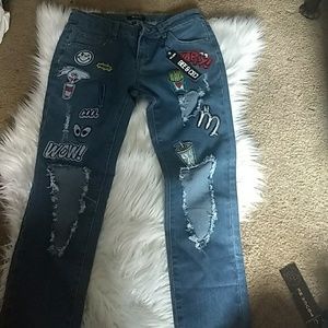 Patch Fashion Jeans